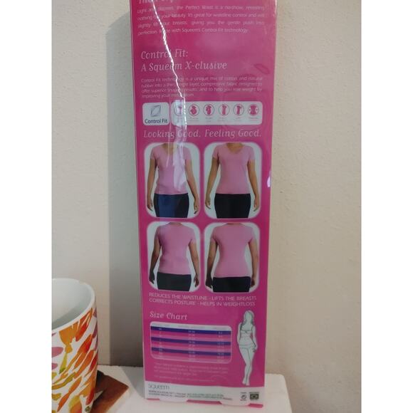 SQUEEM Perfect Waist Cincher Trainer 3X (Dress Size 18-20) Black - Picture 5 of 6